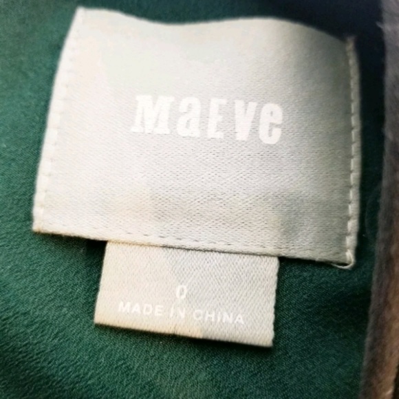 Anthropologie 0 Maeve Rokin Cross Back Dress Black - Picture 5 of 6